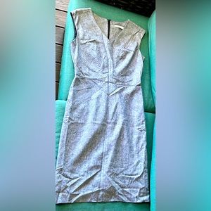 New Calvin Klein Blue Linen Dress size 8